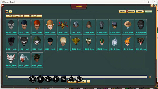Fantasy Grounds - Devin Night Pack 185: Heroic Characters 36