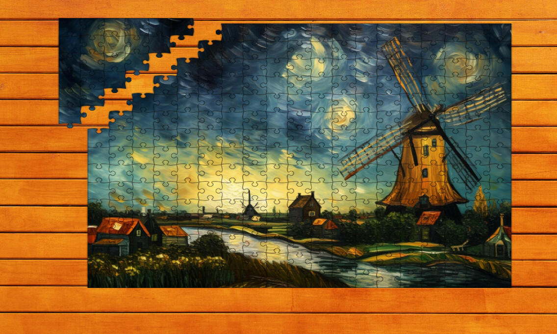 Van Gogh's Masterpiece Jigsaw Puzzles Featured Screenshot #1