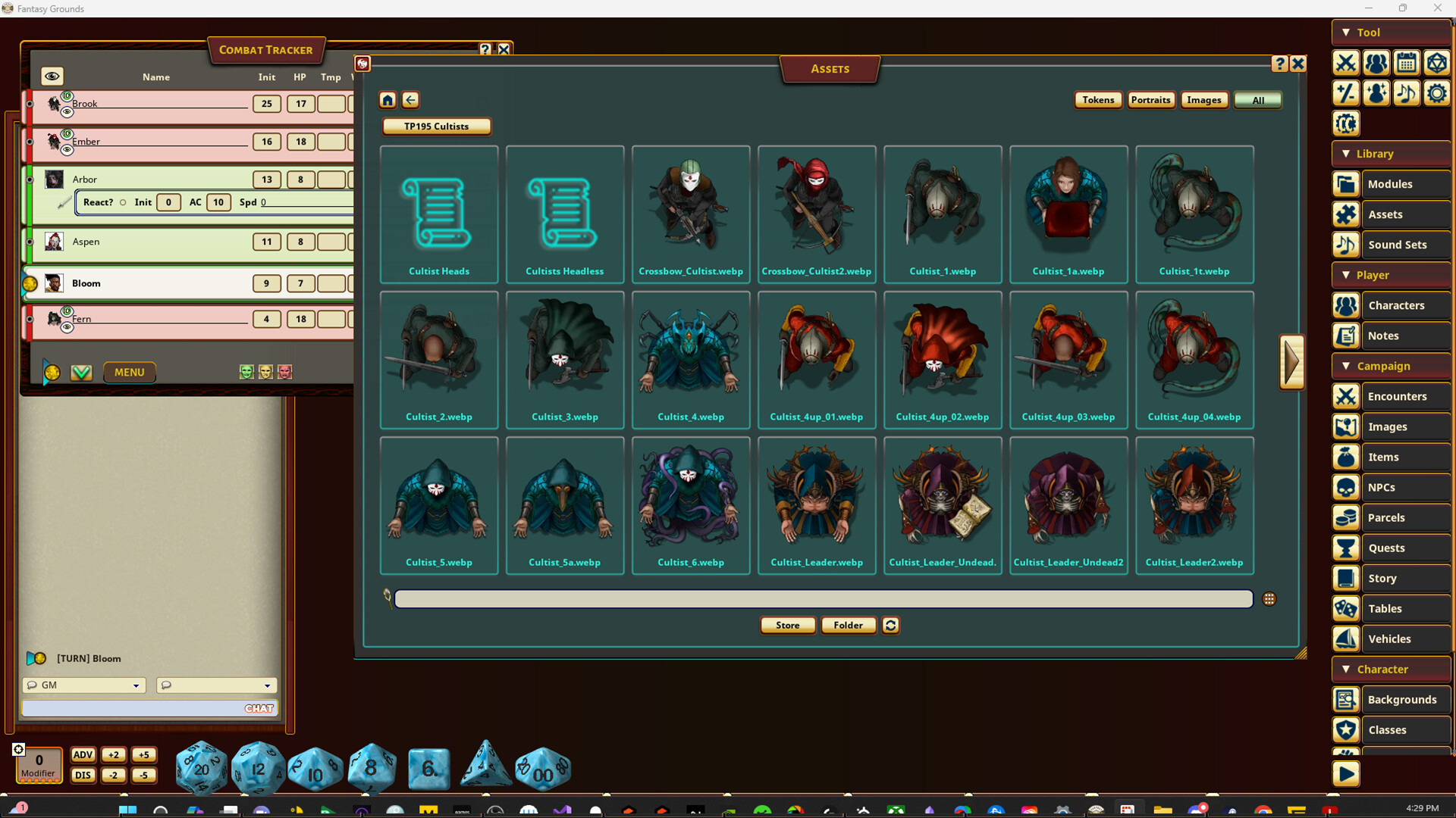 Fantasy Grounds - Devin Night Pack 195: Cultistsのスクリーンショット 1