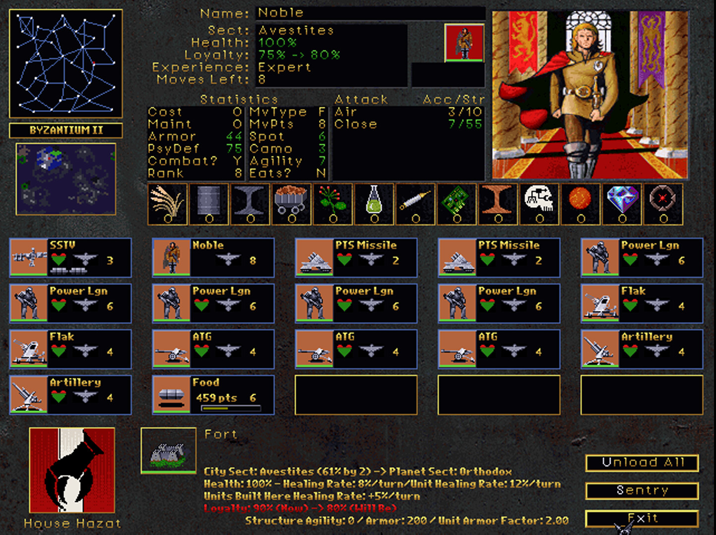 Emperor of the Fading Suns screenshot #3