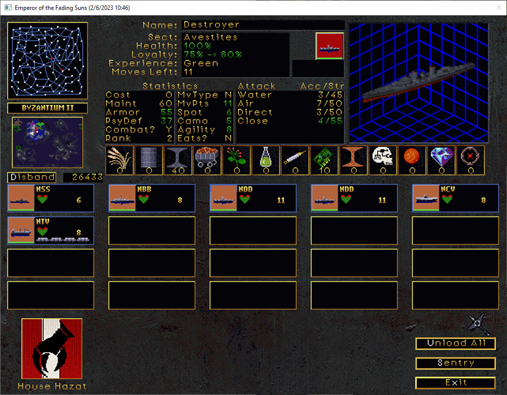 Emperor of the Fading Suns Enhanced screenshot #9