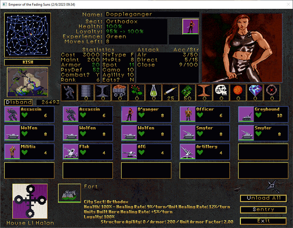 Emperor of the Fading Suns Enhanced screenshot #1