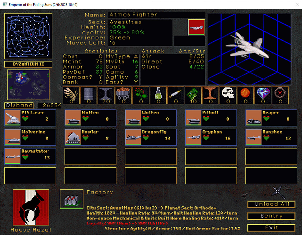 Emperor of the Fading Suns Enhanced screenshot #8