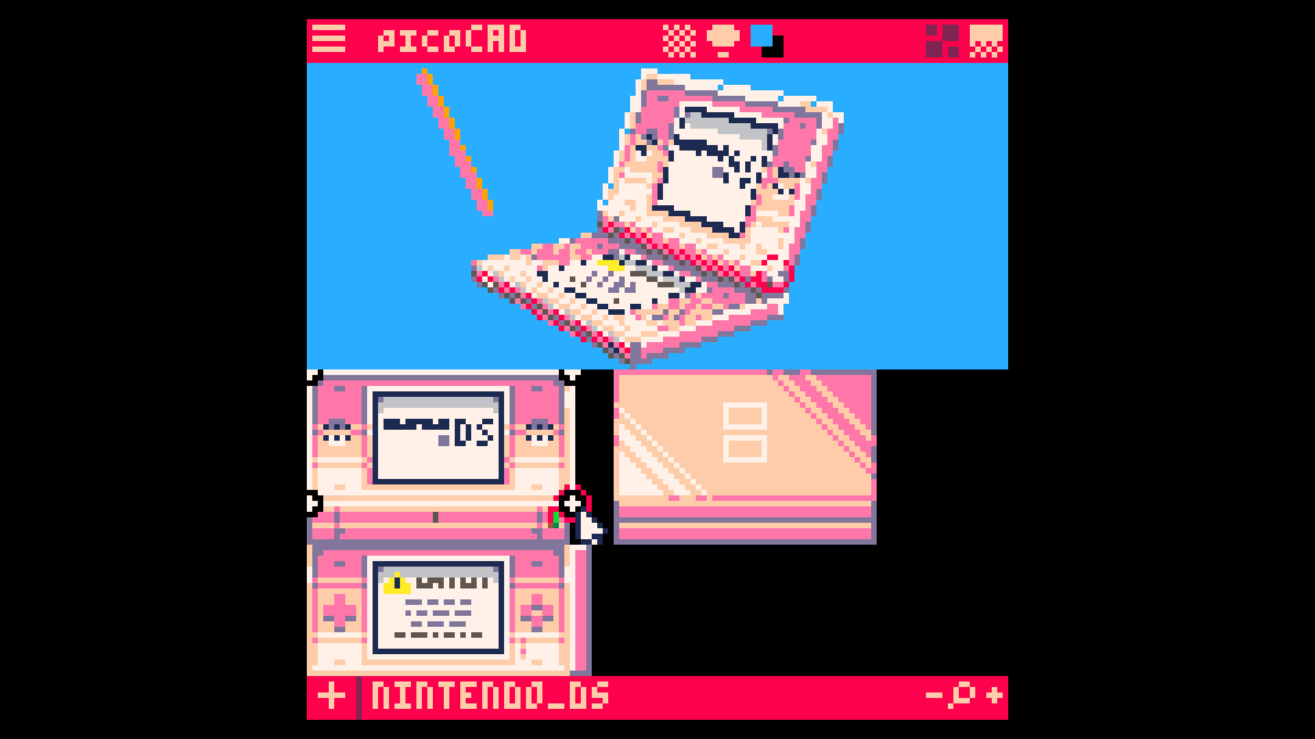 #3. picoCAD (Steam) By: Apskeppet