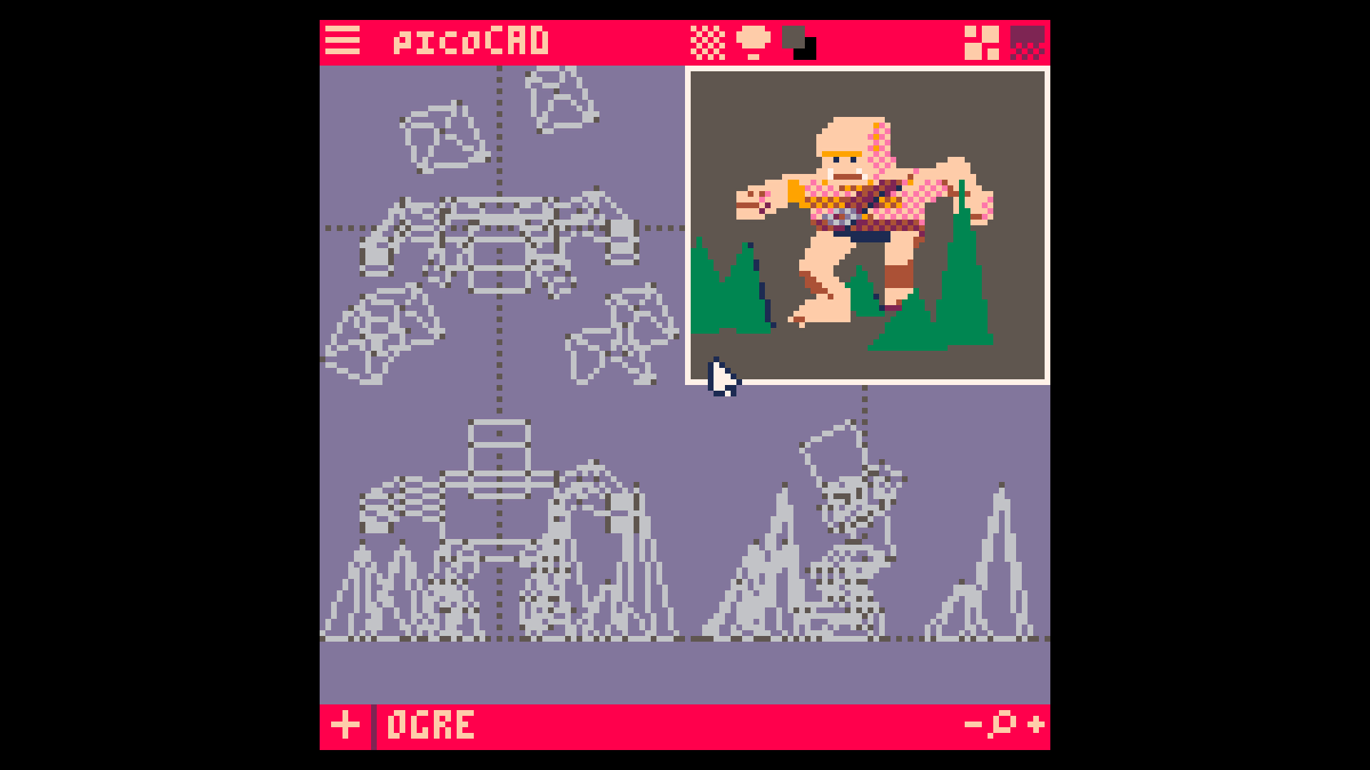 #4. picoCAD (Steam) By: Apskeppet