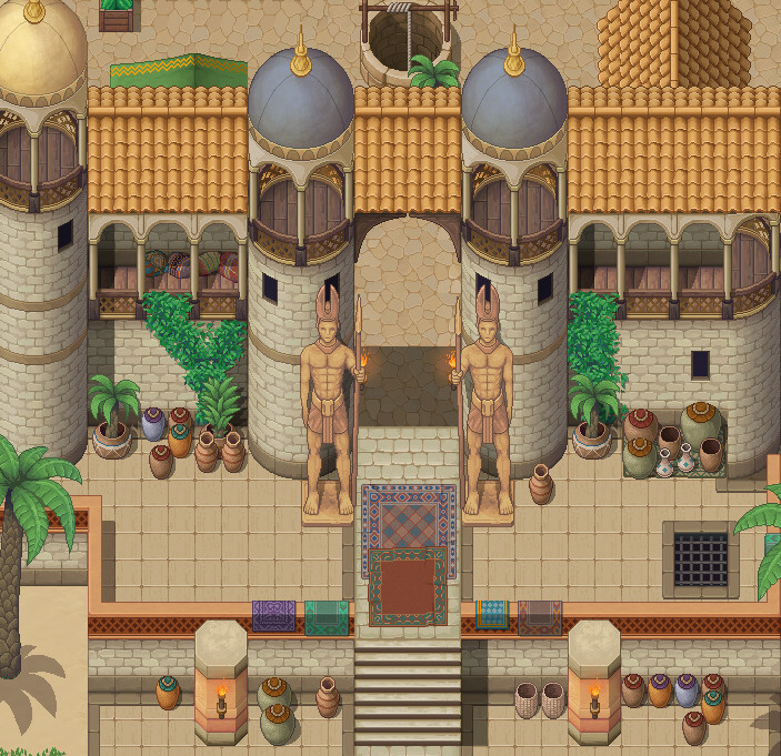 RPG Maker MV - Winlu Fantasy Tileset - Desert Exterior Featured Screenshot #1