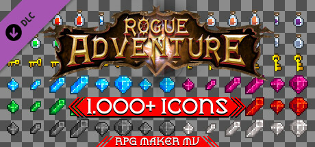 RPG Maker MV - Rogue Adventure 1000+ Icons Pack banner image