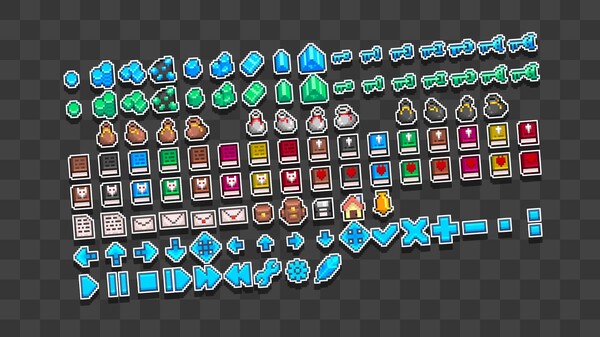 RPG Maker MV - Rogue Adventure 1000+ Icons Pack