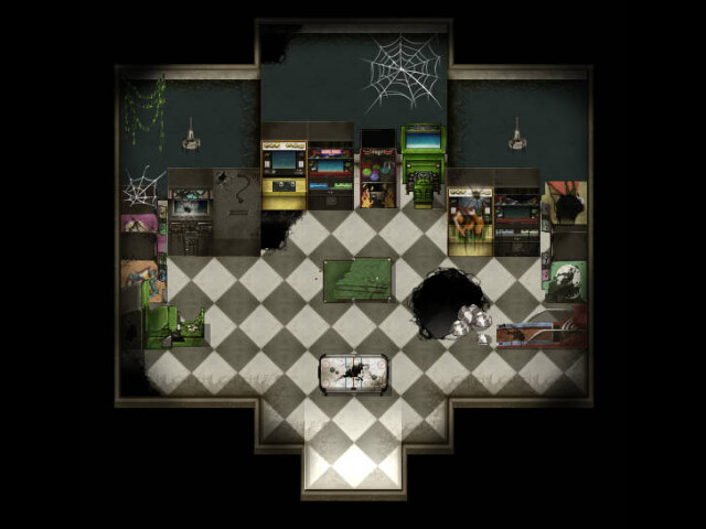 RPG Maker MV - KR Urban Decay Interior Tileset Featured Screenshot #1