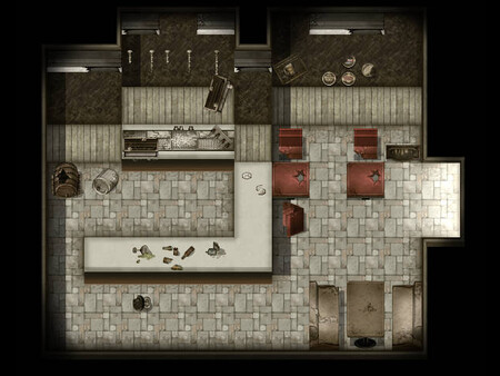 RPG Maker MV - KR Urban Decay Interior Tileset screenshot 8