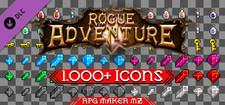 RPG Maker MZ - Rogue Adventure 1000+ Icons Pack banner image