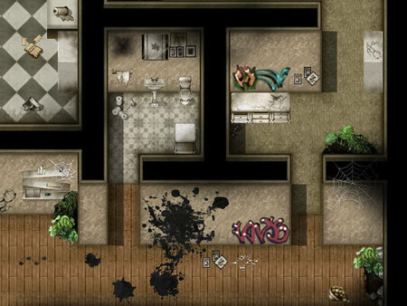 RPG Maker MZ - KR Urban Decay Interior Tileset