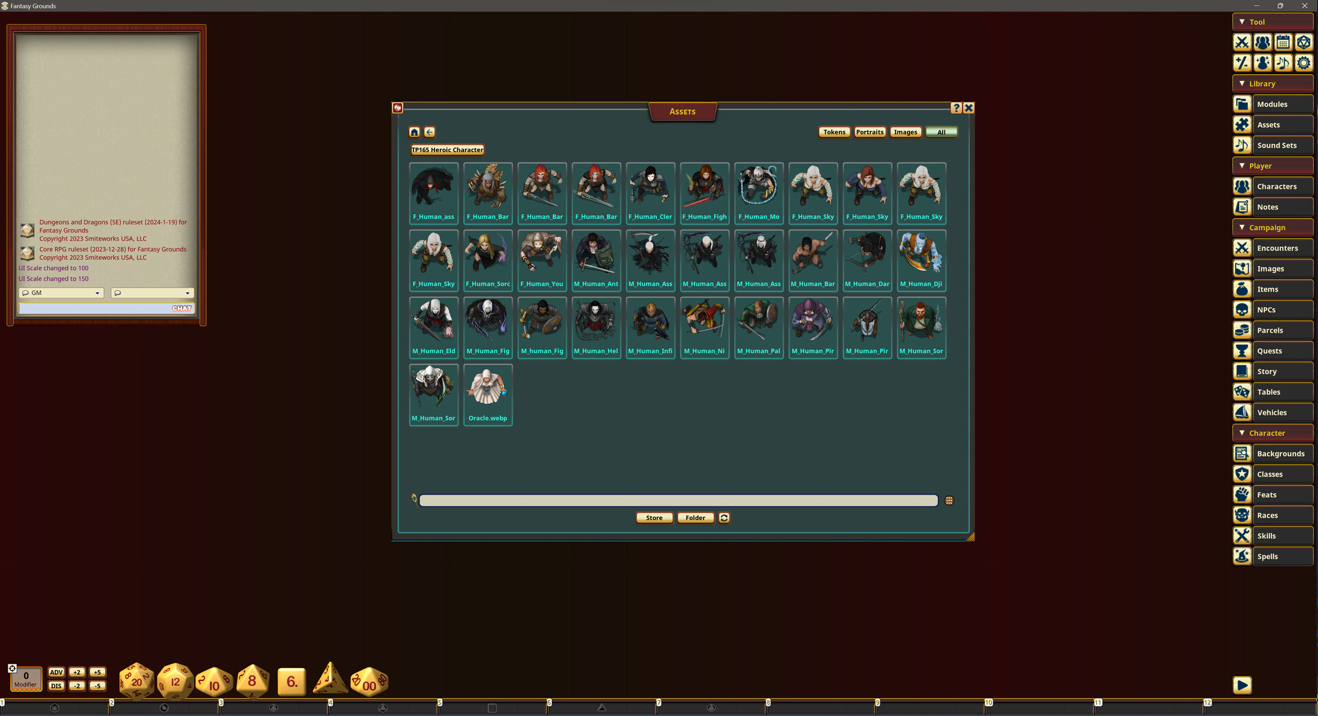 Fantasy Grounds - Devin Night Pack 165: Heroic Characters 32のスクリーンショット 1
