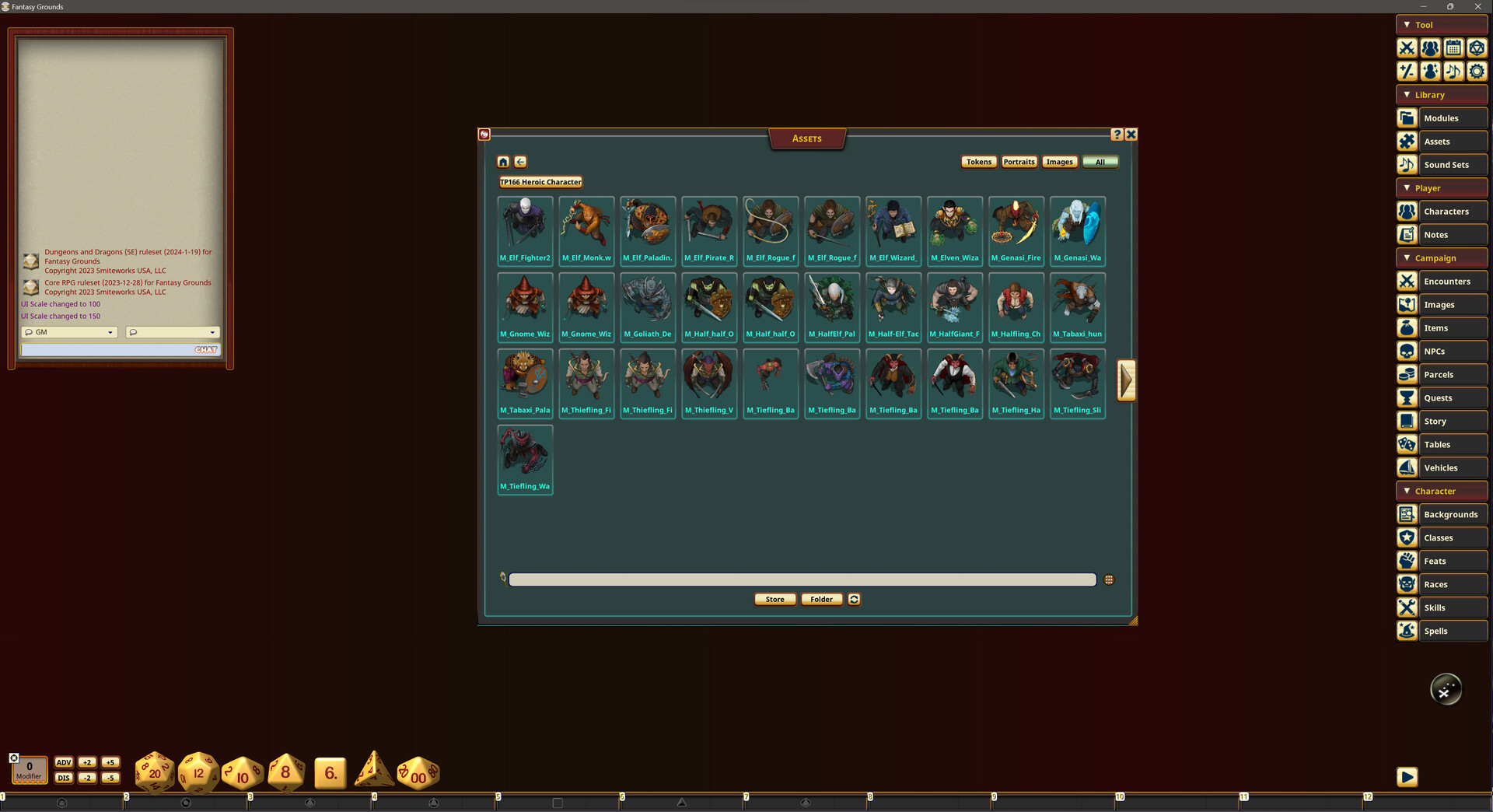 Fantasy Grounds - Devin Night Pack 166: Heroic Characters 33のスクリーンショット 1