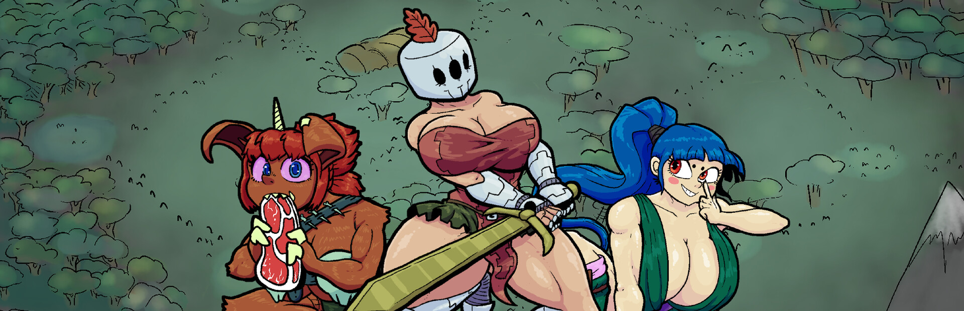 Some Heroines Climb Up a Tower to Ask God Why the Game Has a Name That's So Long