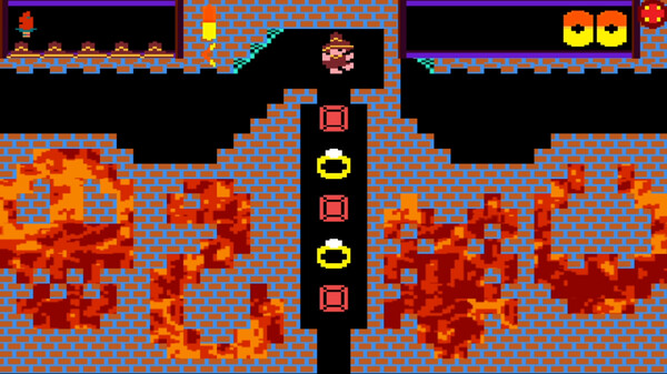 Screenshot z Montezuma's Revenge - Director's Cut