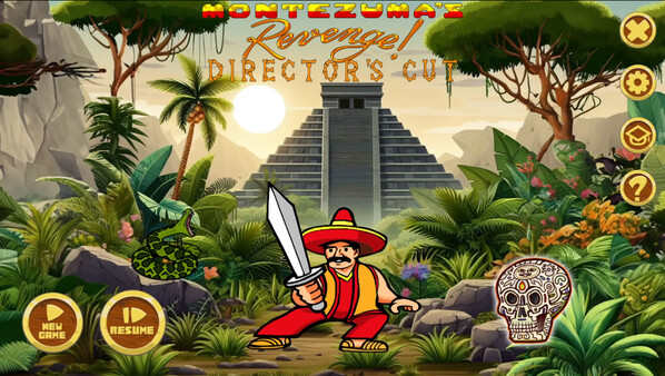 Screenshot z Montezuma's Revenge - Director's Cut