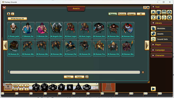 Fantasy Grounds - Devin Night Pack 184: Heroic Characters 35