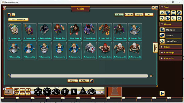 Fantasy Grounds - Devin Night Pack 184: Heroic Characters 35