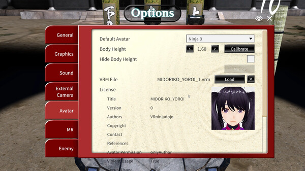 Screenshot z VR NINJA DOJO Screenshot z VR NINJA DOJO