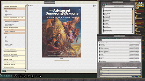 Fantasy Grounds - D&D Classics: Wilderness Survival Guide (1E)