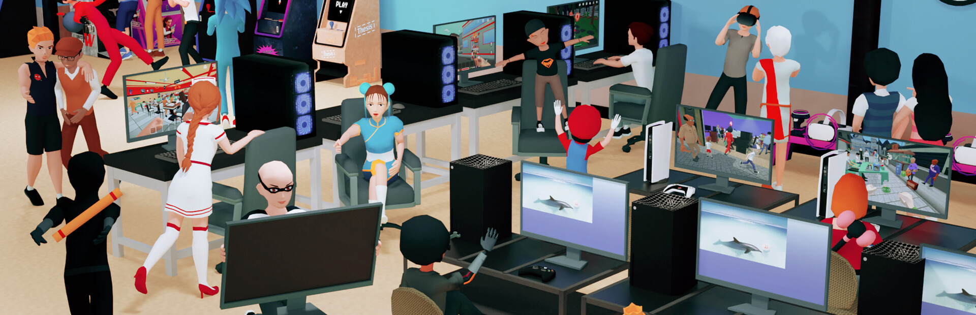 Gaming Cafe Life