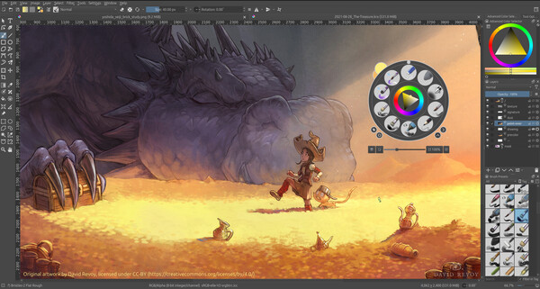 Krita screenshot 1