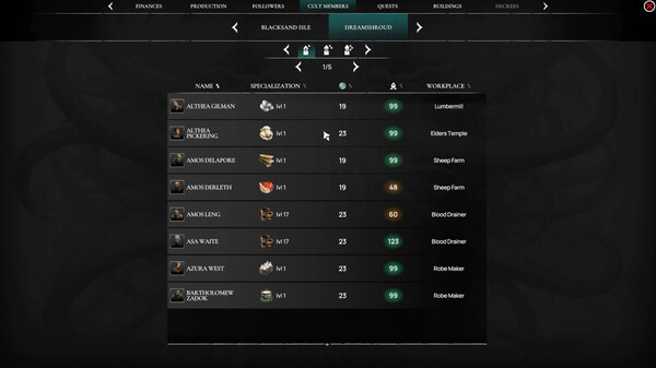 Screenshot z Worshippers of Cthulhu Screenshot z Worshippers of Cthulhu