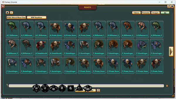 Fantasy Grounds - Devin Night Pack 201: Weird West Characters