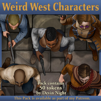 Fantasy Grounds - Devin Night Pack 201: Weird West Characters