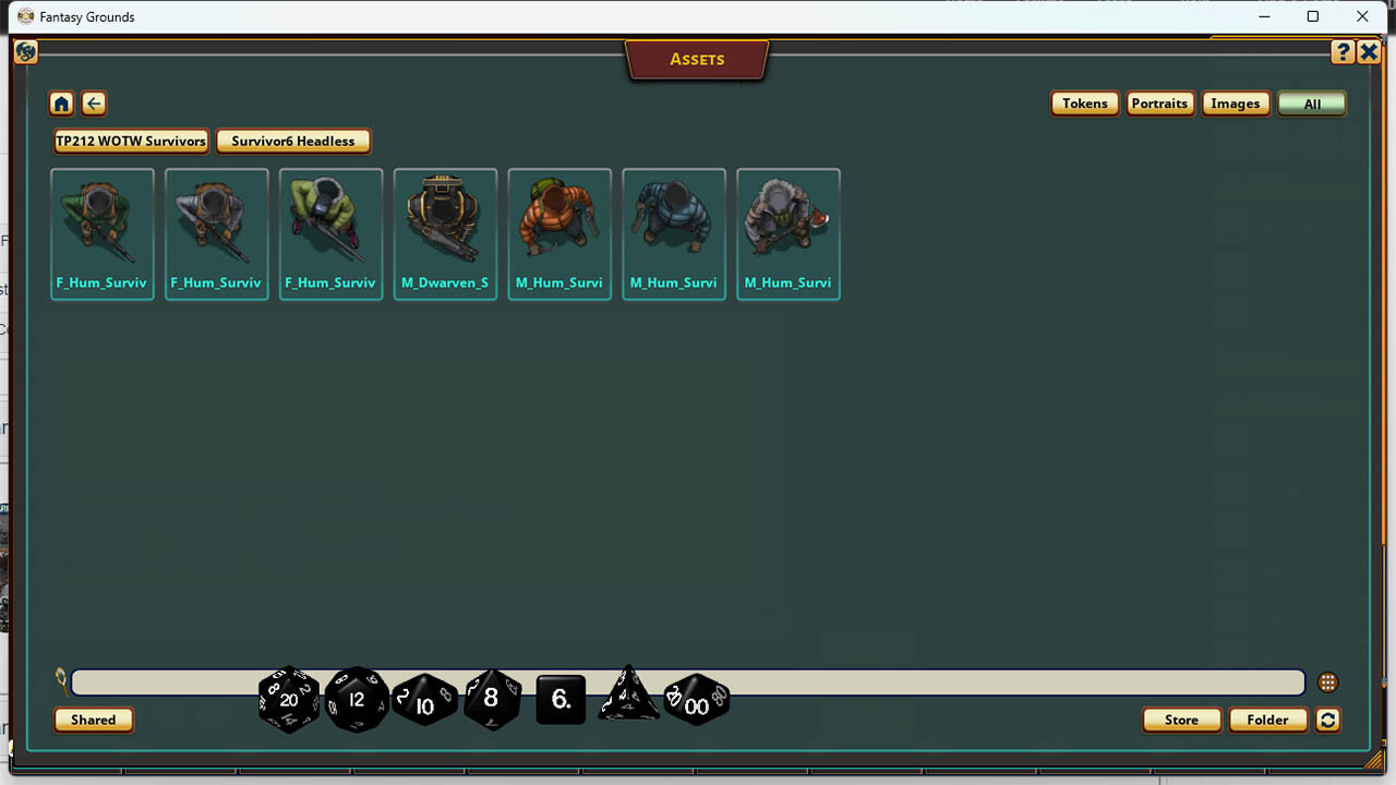 Fantasy Grounds - Devin Night Pack 212: WOTW Survivors 6のスクリーンショット 1