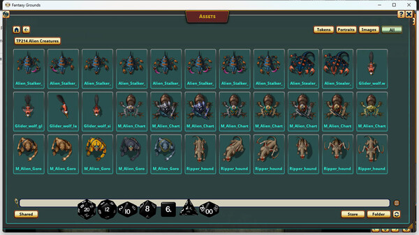 Fantasy Grounds - Devin Night Pack 214: Alien Creatures