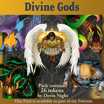 Fantasy Grounds - Devin Night Pack 219: Divine Gods