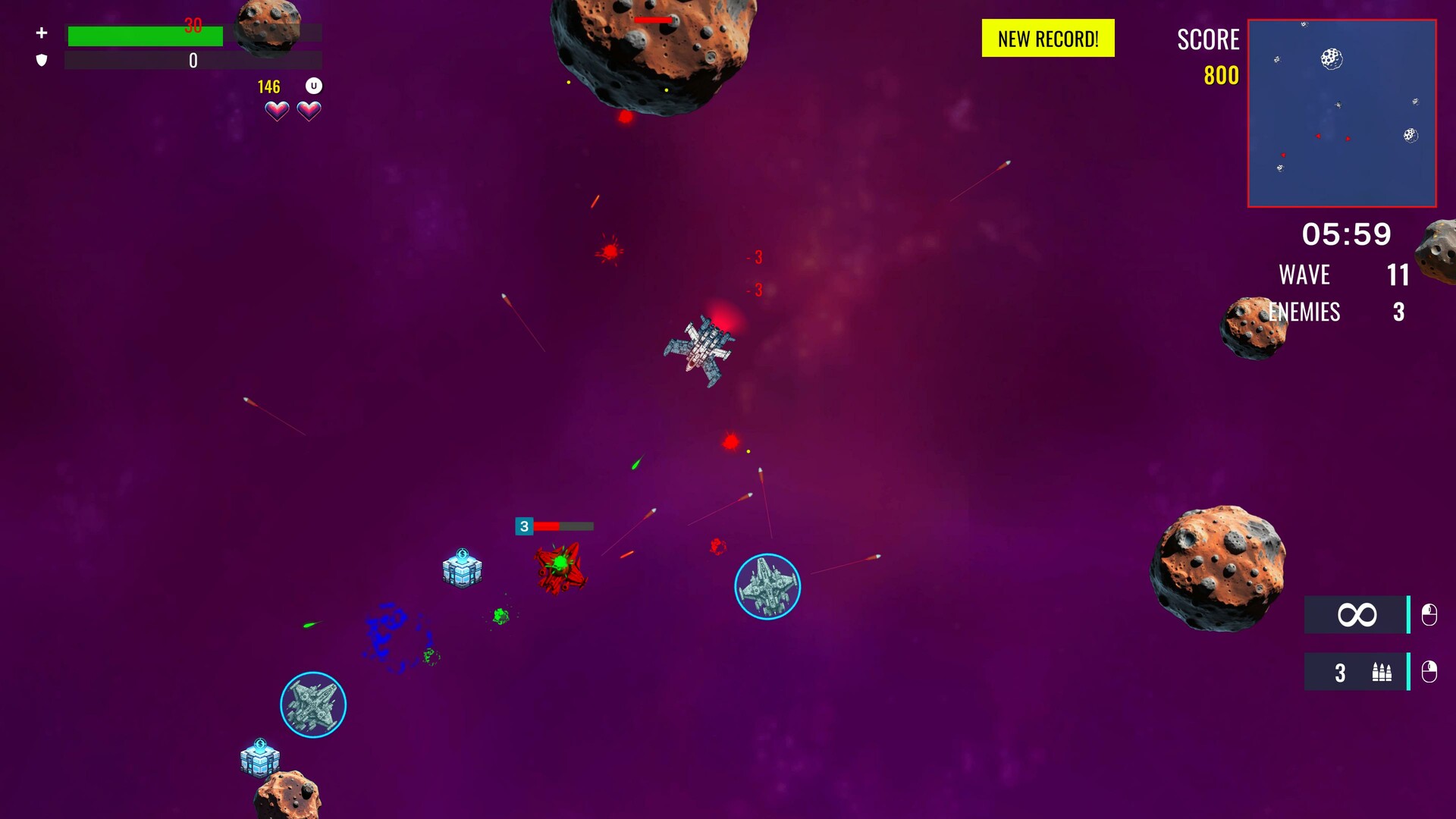 Space Battle - Mayhemのスクリーンショット 1
