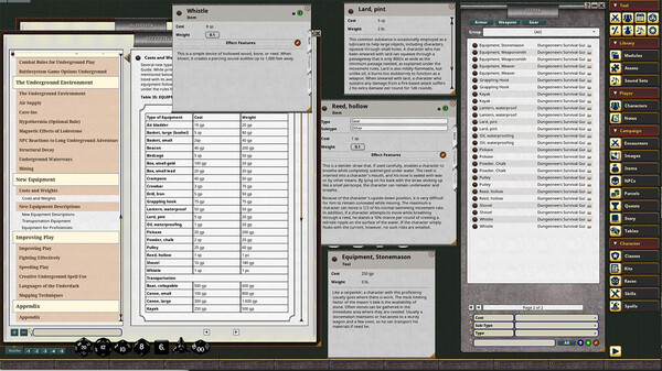 Fantasy Grounds - D&D Classics: Dungeoneer's Survival Guide (1E)