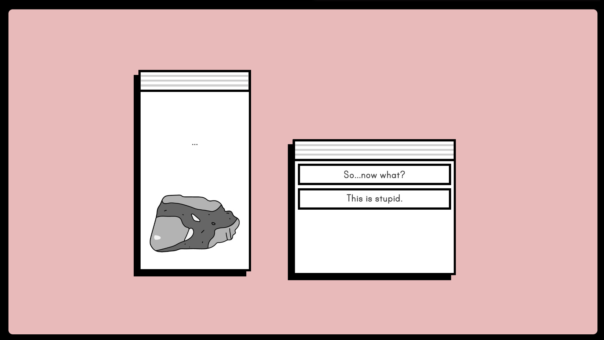 #2. Conversation With A Rock (Steam) 由: Samuel Leigh