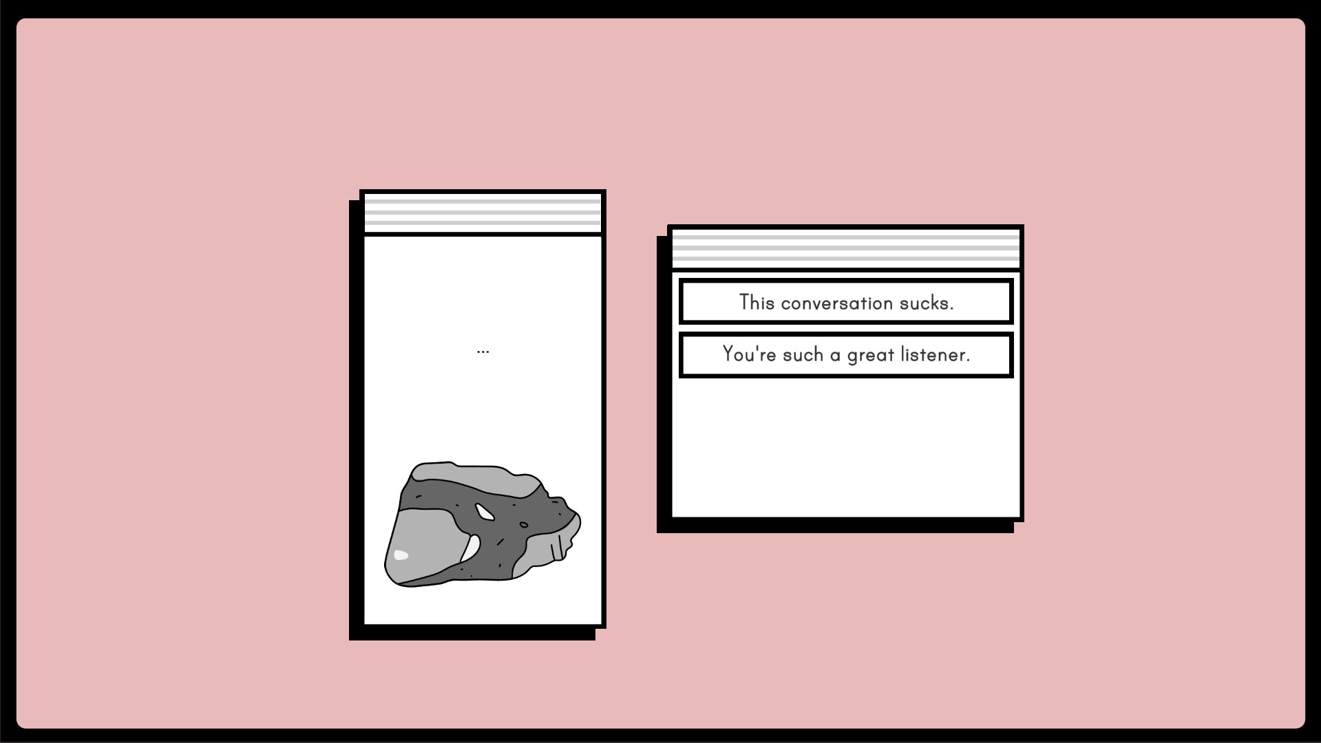 #1. Conversation With A Rock (Steam) 由: Samuel Leigh