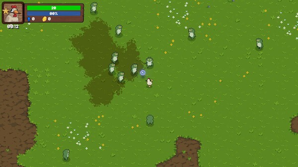 Screenshot of Machick gameplay showing in-action mechanics
