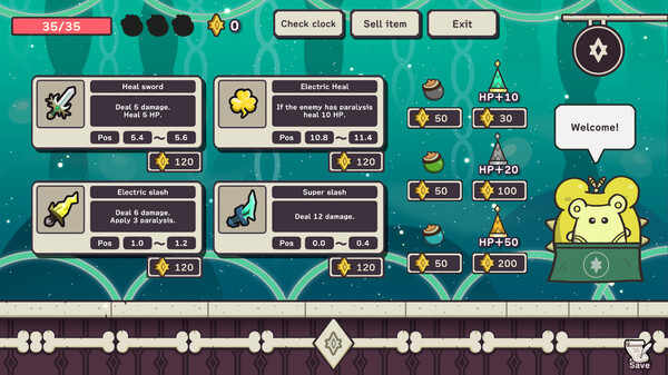 Screenshot z Clock Rogue