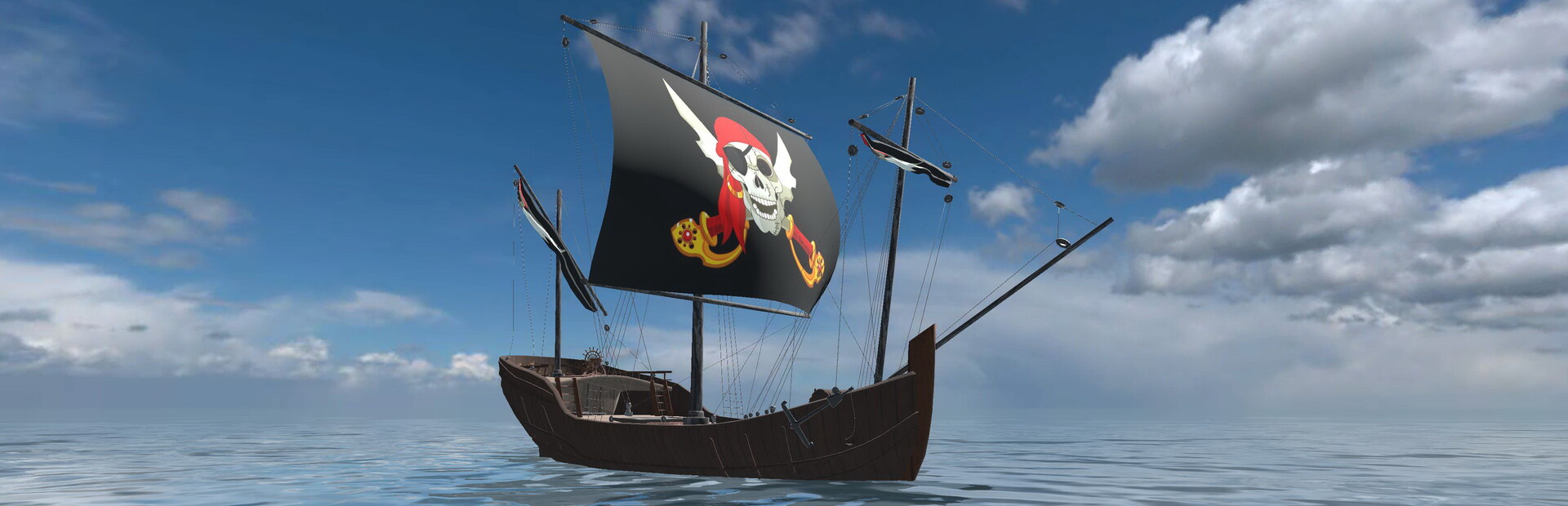 Pirates. Naval battle