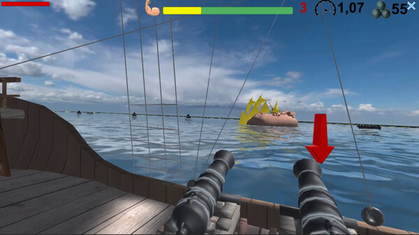 Pirates. Naval battle.