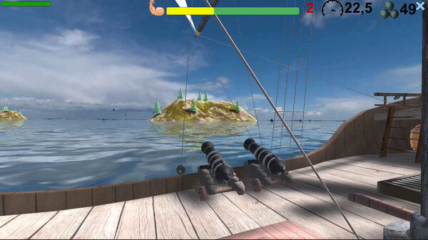 Pirates. Naval battle.