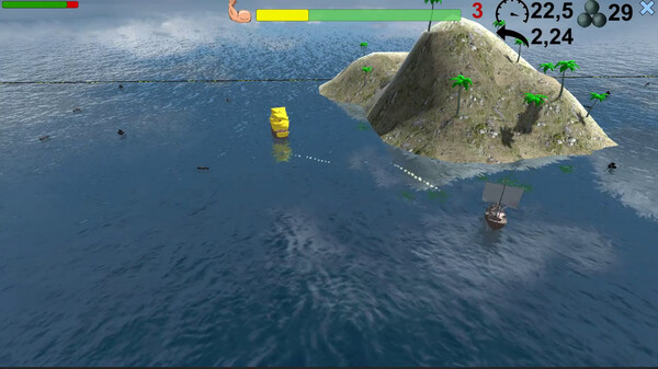 Pirates. Naval battle.