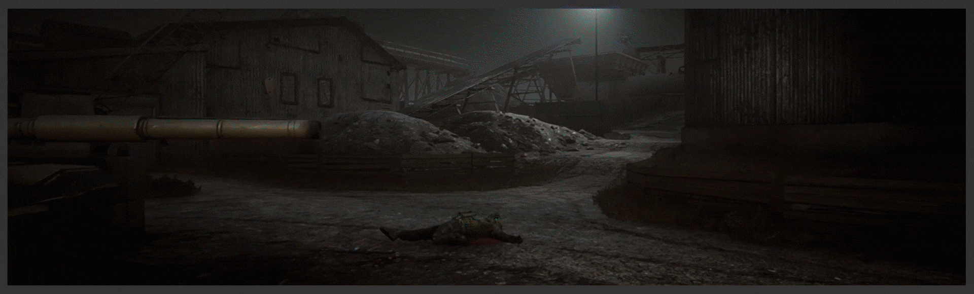 Chế độ kính nhìn đêm Night Vision trong game Burkina Faso Radical Insurgency.