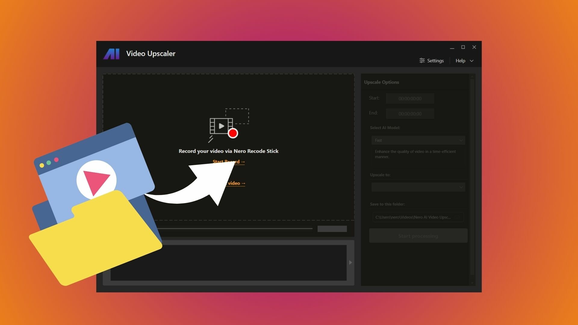 Nero AI Video Upscaler screenshot 3