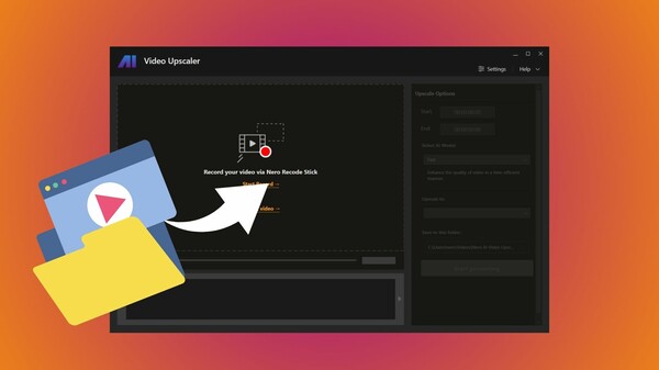Nero AI Video Upscaler