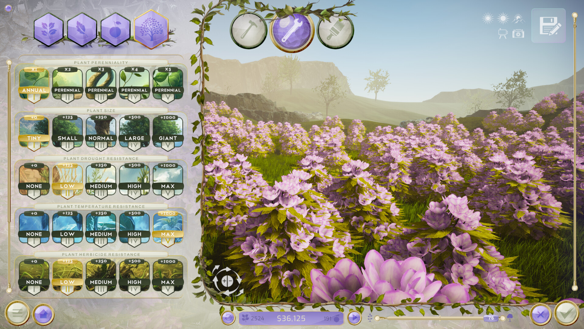 Скриншот Gardener Plant Creator — кадр 1