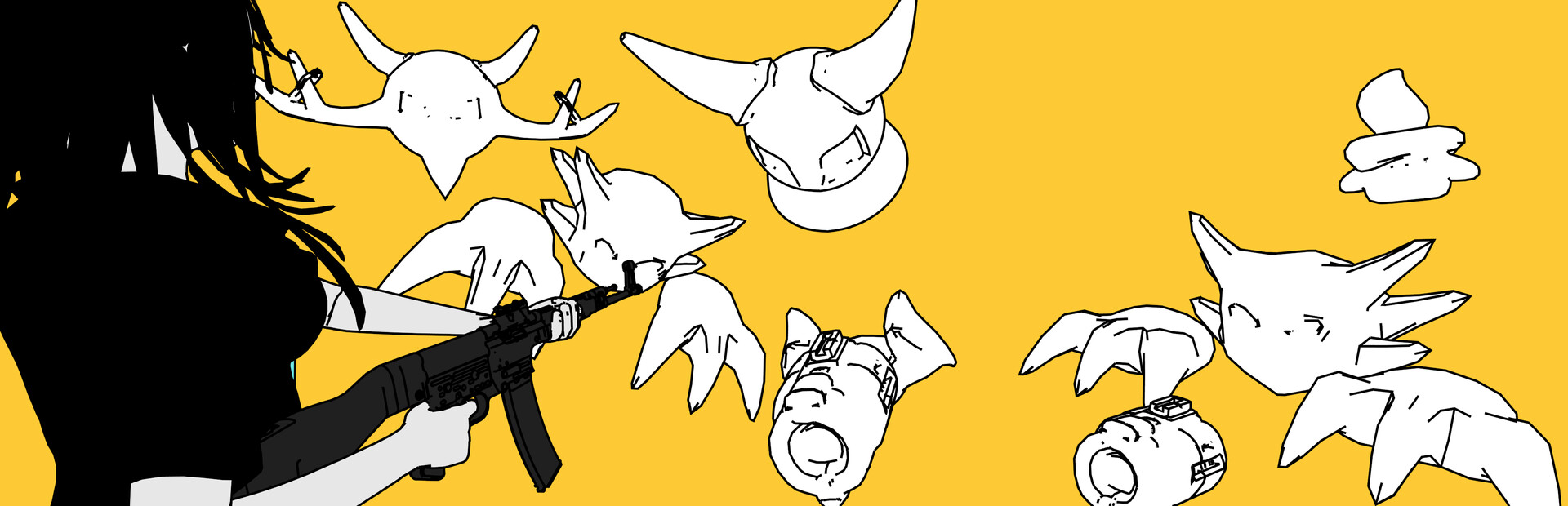 The Yellow Moon's School: The Ghosts Day