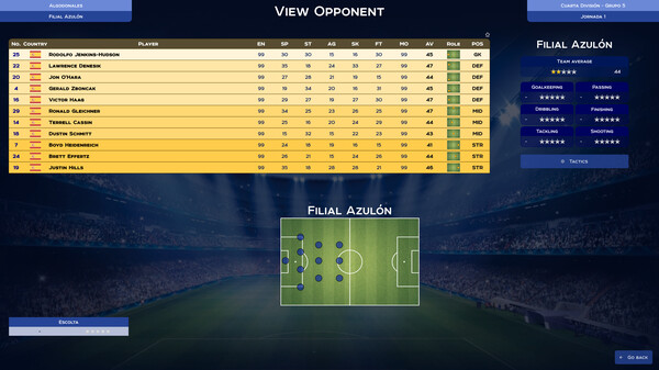 Screenshot z Pro Football