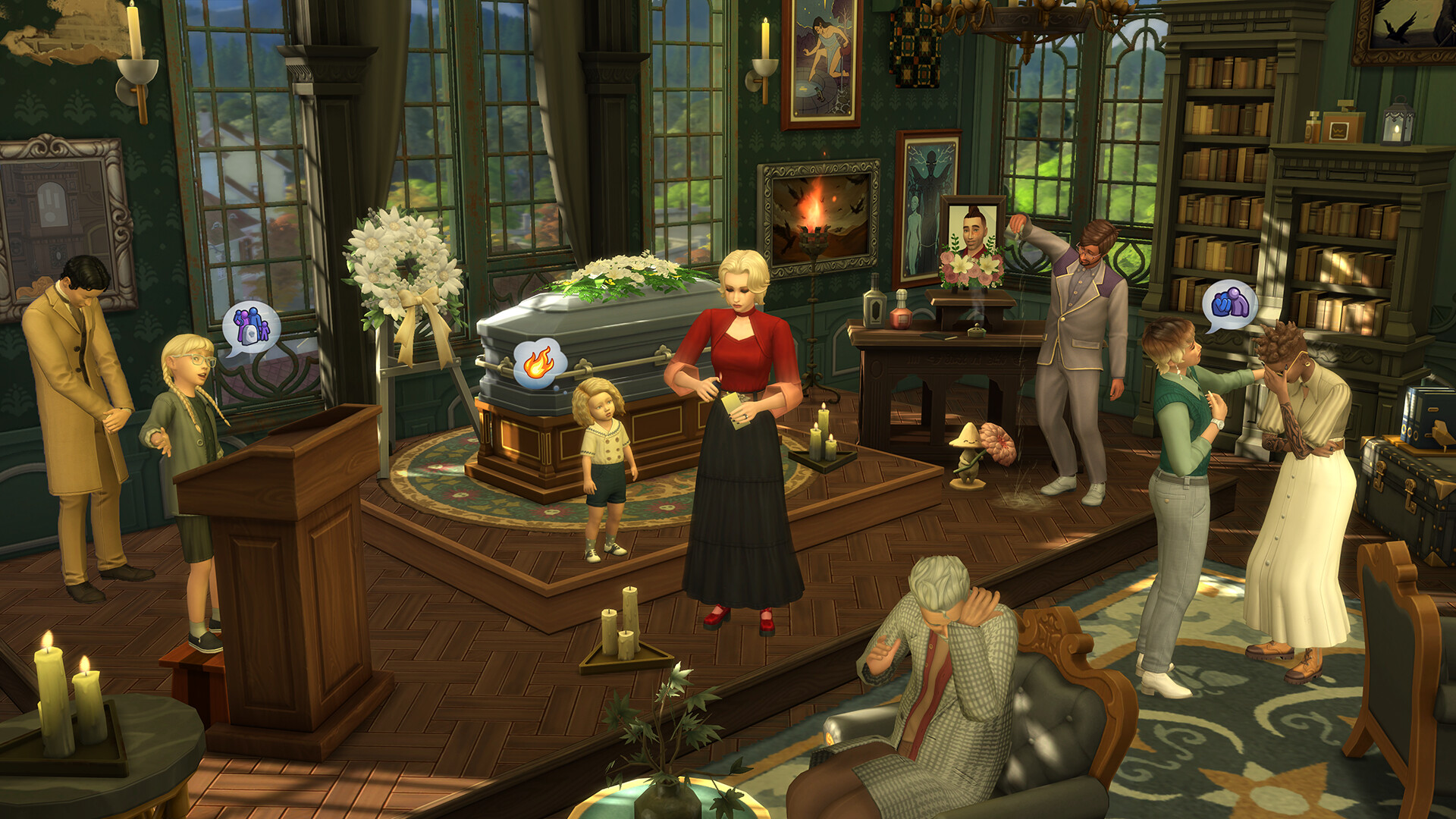 The Sims 4 Life & Death Expansion Pack gameplay screenshot 3